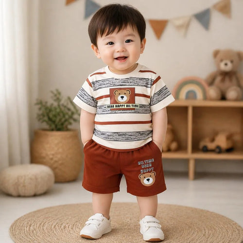 2 Pcs Boy's Cotton Jersey