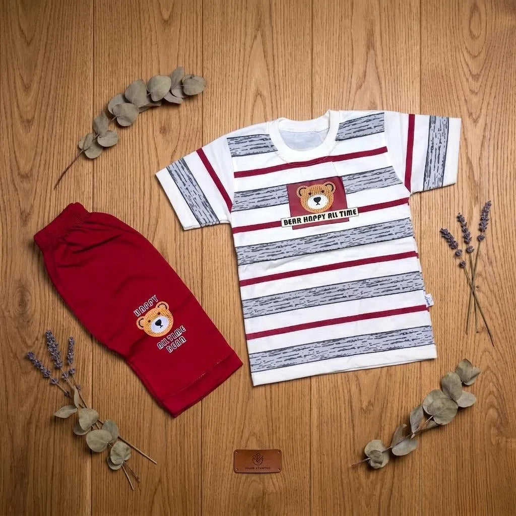 2 Pcs Boy's Cotton Jersey